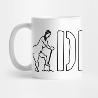 "DIG IT" Stencil Mug